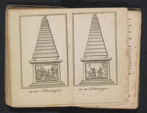 Two decorations in the Plantage, 1795