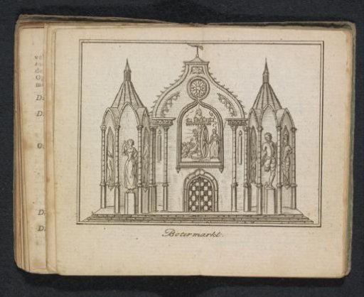 The Destruction of the Old Constitution, decoration on the Botermarkt, 1795
