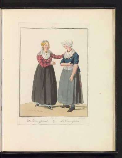 Woman from Katwijk and Woman from Volendam