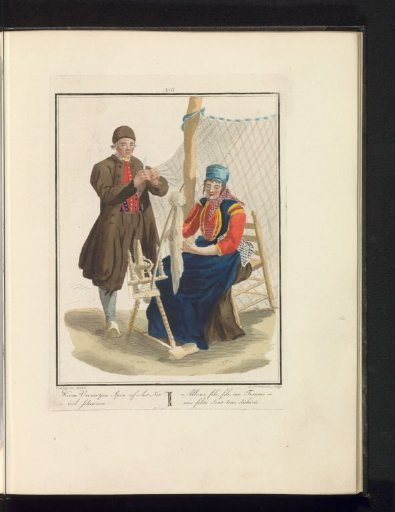Fishing couple from Schokland