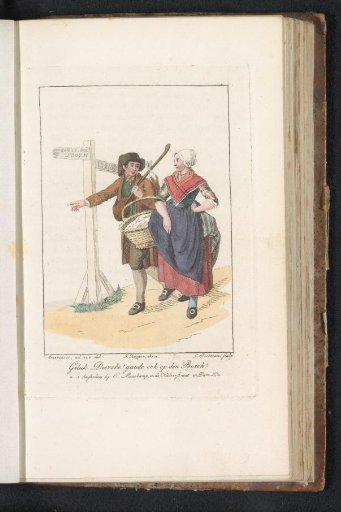 Farmer and farmer's wife from North Brabant