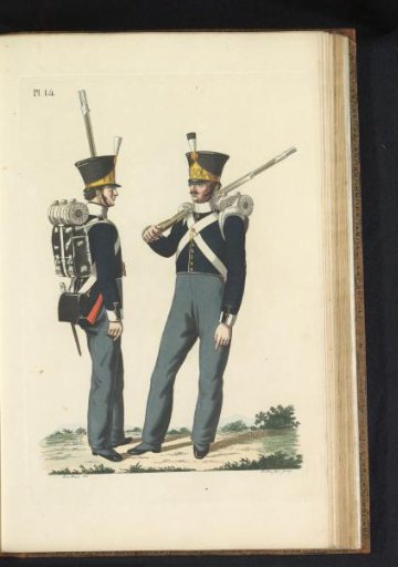 Flanker and Fusilier of the National Infantry