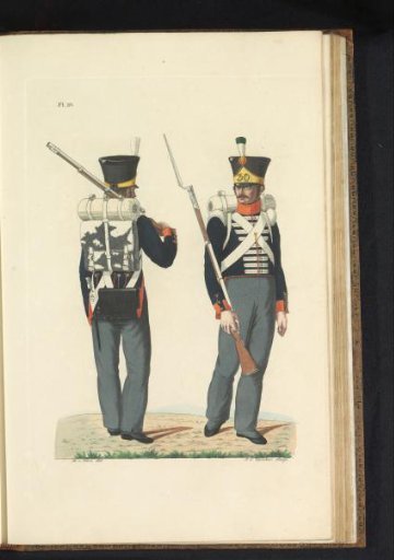 Flanker and Fusilier of the Swiss Regiment no. 30