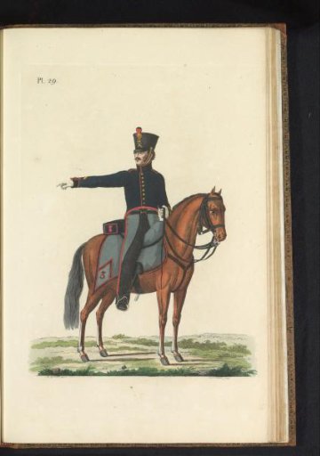 Sergeant-Major, on Horseback, Artillery Train