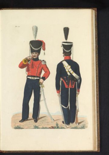 Dragoon and Trumpeter, on foot