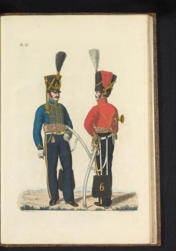Hussar and Trumpeter, on foot