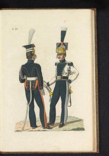 Lancer and Trumpeter, on foot