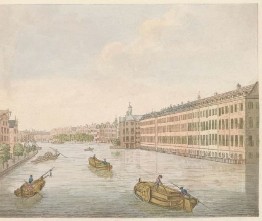 View of the Binnen-Amstel, ca. 1810-1813