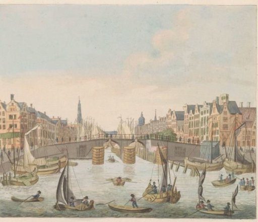 View of the Nieuwe-Brug, ca. 1810-1813