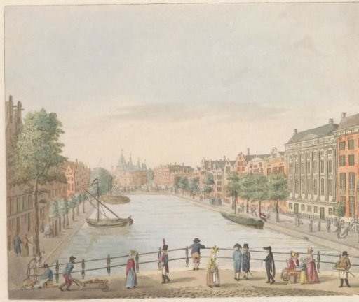 Kloveniersburgwal in Amsterdam, ca. 1810-1813