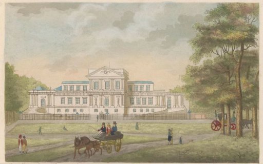 Paviljoen Welgelegen in Haarlem, ca. 1825