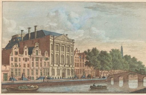 View of the Felix Meritis building in Amsterdam