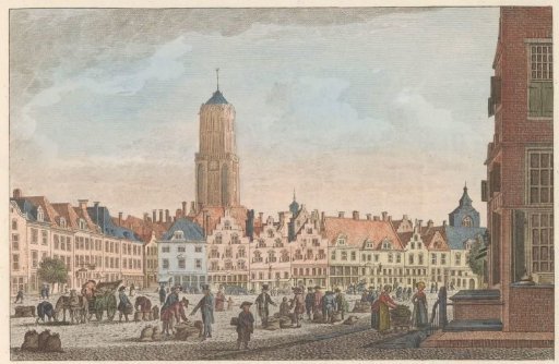 Neude in Utrecht, ca. 1790