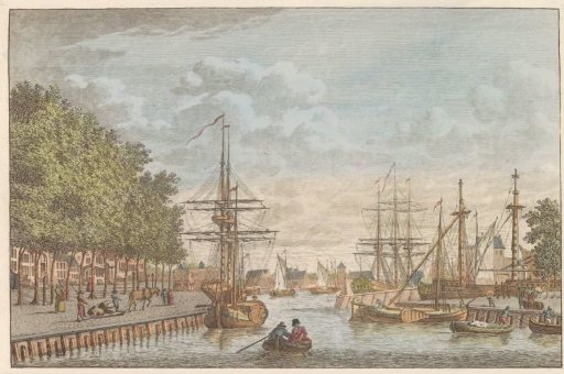 Harbour of Middelburg, ca. 1790