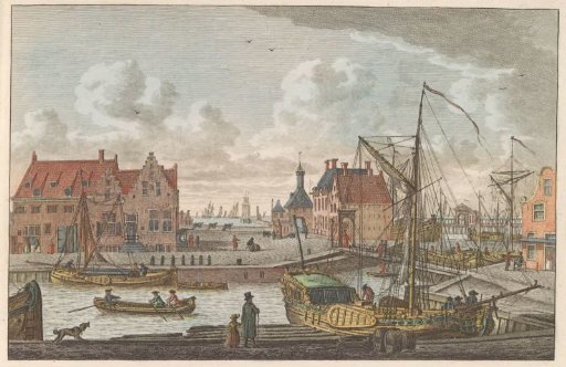 Harbor gate of Harlingen, ca. 1790
