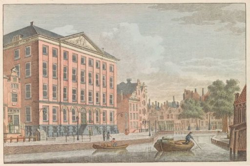 View of the Maagdenhuis in Amsterdam