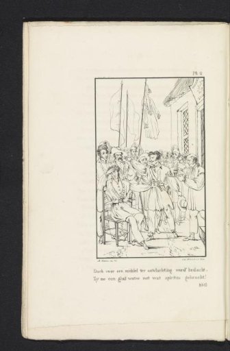 Journey of the Eighty Liège Men to Tervuren (plate 2), 1830
