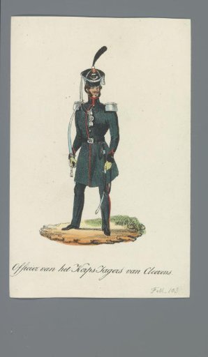 Officer of the Jäger Corps of Cleerens