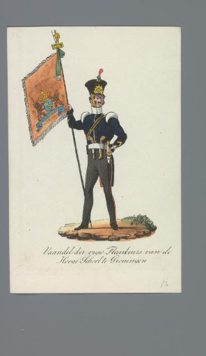 Banner of the free Flankers of the High School in Groningen