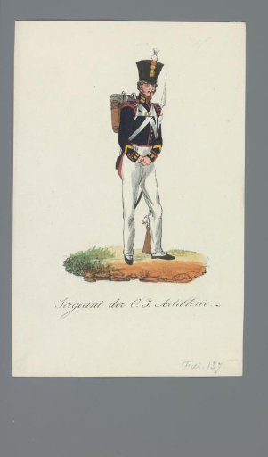 Sergeant of the East Indian Artillery