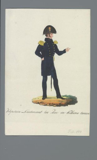 Captain-Lieutenant of the Navy in undress