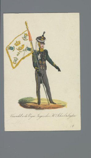 Banner of the Volunteer Hunters of the High School in Leiden