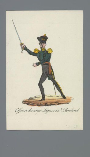 Officer of the Volunteer Hunters of Zeeland