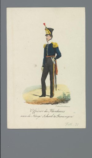 Officer of the Flankers of the University of Groningen