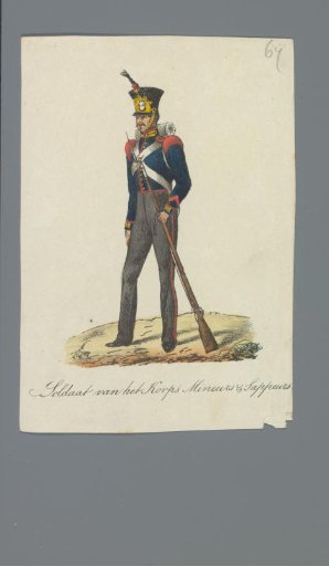 Soldier of the Corps of Miners & Sappers