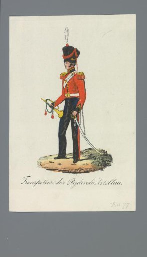 Trumpeter of the Mounted Artillery