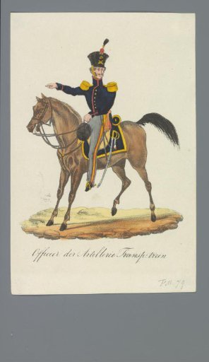 Officer of the Artillery Transport Train