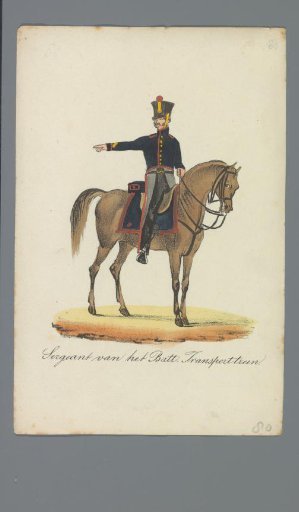 Sergeant of the Transport Train Battalion
