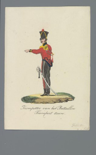 Trumpeter of the Transport Train Battalion