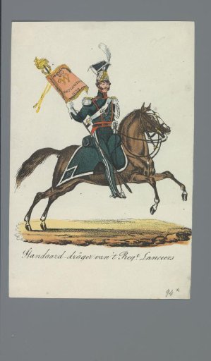 Standard-bearer of the Lancer Regiment