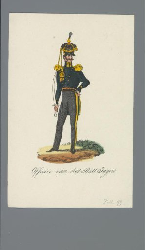 Officer of the Jäger Battalion