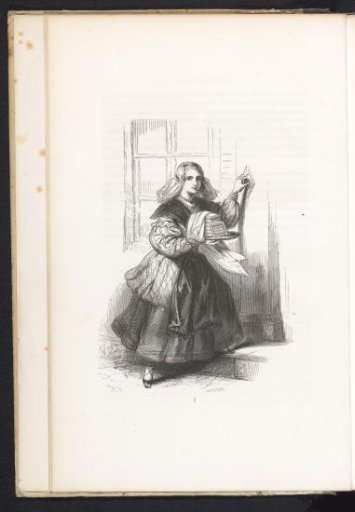 The Waffle Girl, 1840-1841