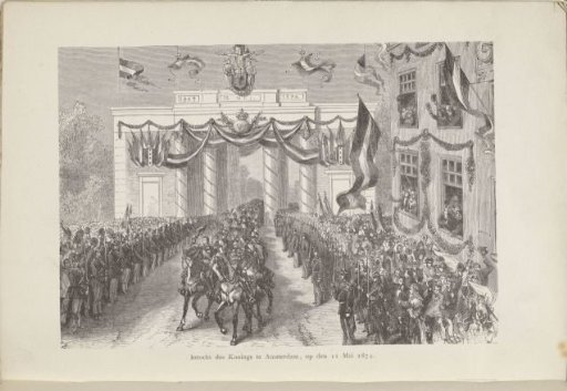 Entry of King Willem III into Amsterdam, 1874
