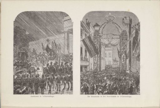 King Willem III in The Hague, 1874