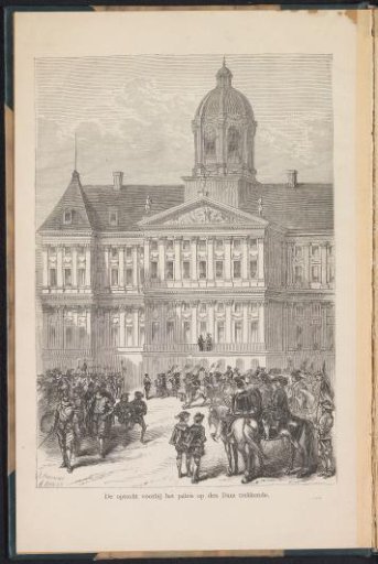 Procession before the Royal Palace on the Dam, 1874