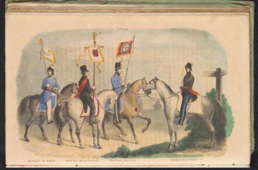Costumes and Standards of the Civic Guards of Bergen op Zoom, Breda and 's-Hertogenbosch, 1840-1842