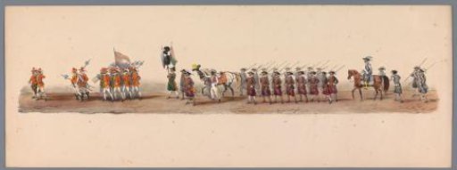 Historical procession for the second centenary of the University of Utrecht, 1836 (plate 3)