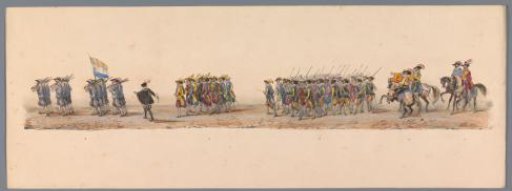 Historical procession for the second centenary of the University of Utrecht, 1836 (plate 4)