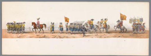 Historical procession at the second centenary of the University of Utrecht, 1836 (plate 7)