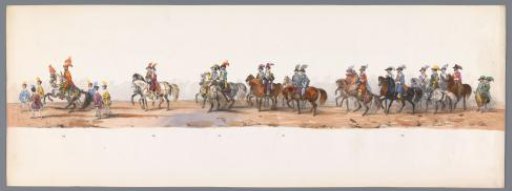Historical procession at the second centenary of the University of Utrecht, 1836 (plate 8)