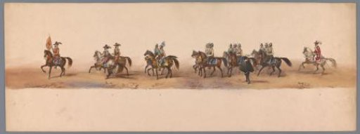Historical procession for the second centenary of the University of Utrecht, 1836 (plate 2)