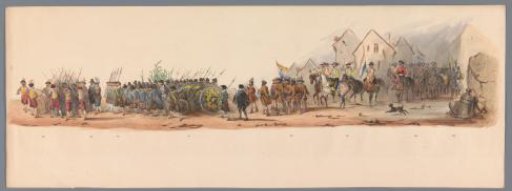 Historical procession at the second centenary of the University of Utrecht, 1836 (plate 10)