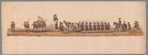 Historical procession for the second centenary of the University of Utrecht, 1836 (plate 3)