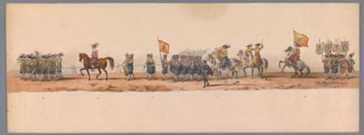 Historical procession for the second centenary of the University of Utrecht, 1836 (plate 7)