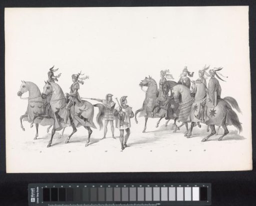 Masquerade by Students of the University of Leiden, 1840 (Plate 9)