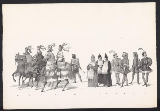 Masquerade by Students of the University of Leiden, 1840 (Plate 10)